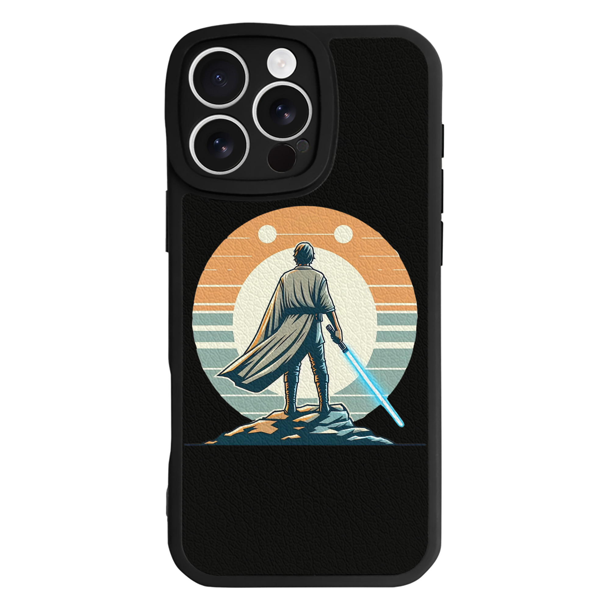 （画像用） スター・ウォーズ Star Wars 【iPhone 16シリーズ対応】シリコンスマホケース（レザー調） 材質：シリコン